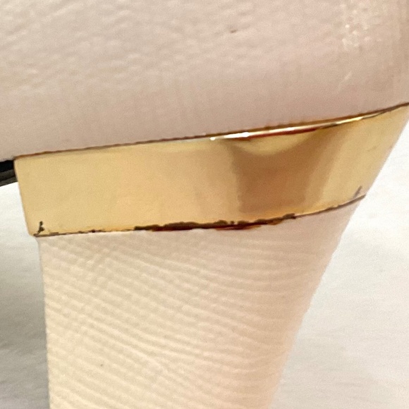 Love J. Renee White “Mary” faux leather Lizard Print  Square Toe pumps  Sz 6.5M - Picture 16 of 16